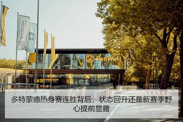 多特蒙德热身赛连胜背后，状态回升还是新赛季野心提前显露